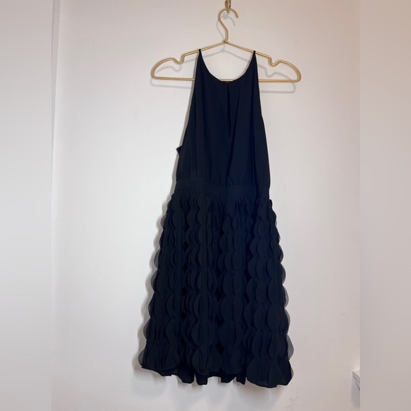 Diane Von Furstenberg Black Keyhole Halter Dress - Picture 3 of 16